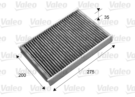 Filtr kabinowy przeciwpyłkowy, VALEO PROTECT 715702 VALEO