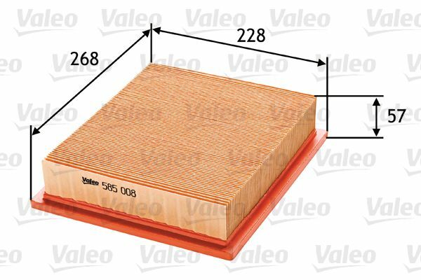 Filtr powietrza 585008 VALEO
