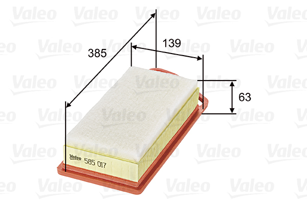 Filtr powietrza 585017 valeo