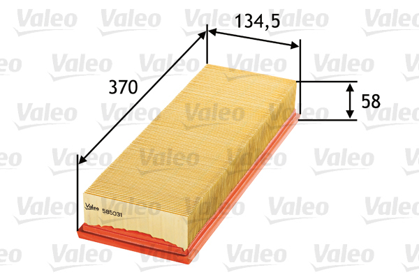 Filtr powietrza 585031 valeo