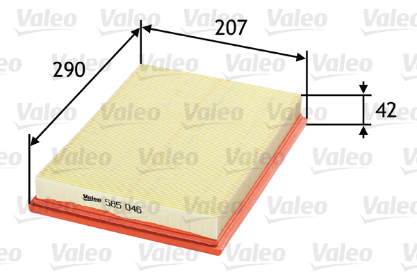 Filtr powietrza 585046 valeo