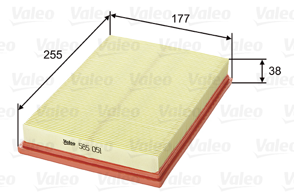 Filtr powietrza 585051 valeo