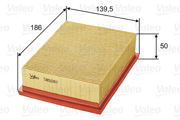 Filtr powietrza 585087 valeo