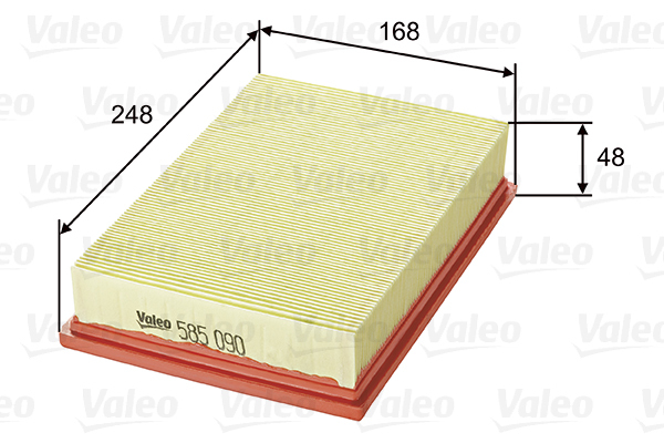 Filtr powietrza 585090 valeo