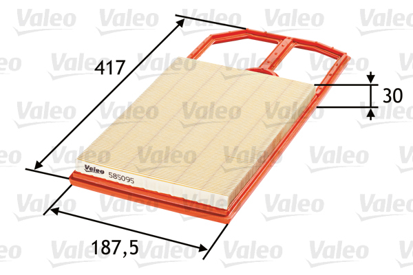 Filtr powietrza 585095 valeo