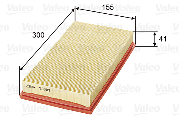 Filtr powietrza 585113 valeo