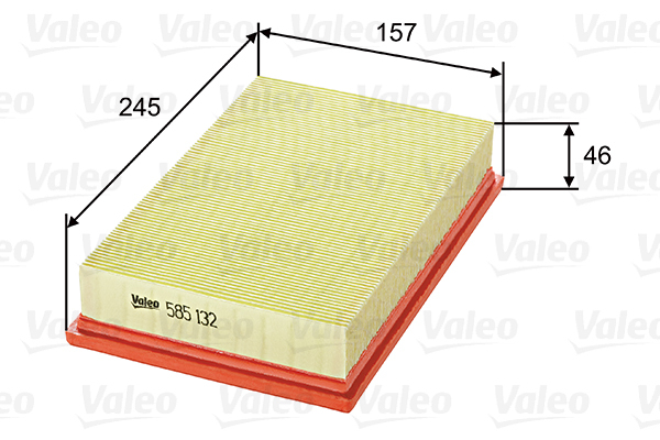 Filtr powietrza 585132 valeo