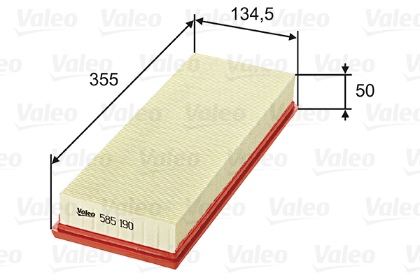 Filtr powietrza 585190 valeo