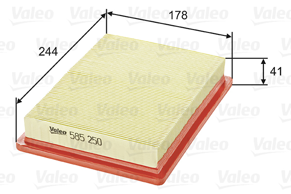 Filtr powietrza 585250 valeo