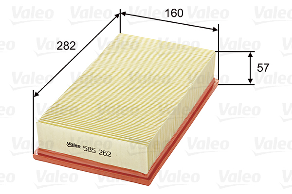 Filtr powietrza 585262 valeo