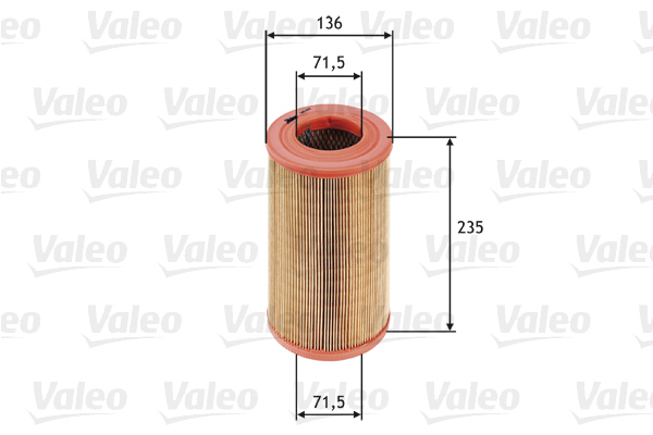 Filtr powietrza 585622 valeo