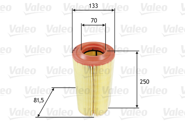 Filtr powietrza 585649 VALEO
