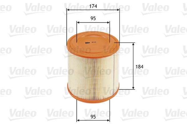 Filtr powietrza 585740 valeo