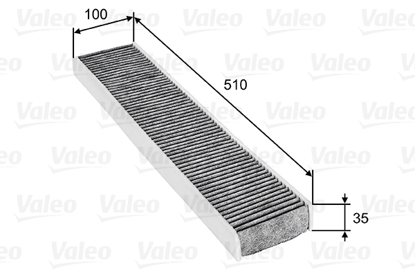 Filtr kabinowy przeciwpyłkowy, VALEO PROTECT 698745 VALEO