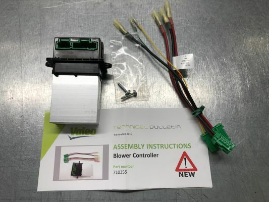 Regulator, wentylator nawiewu do wnętrza pojazdu 710355 VALEO