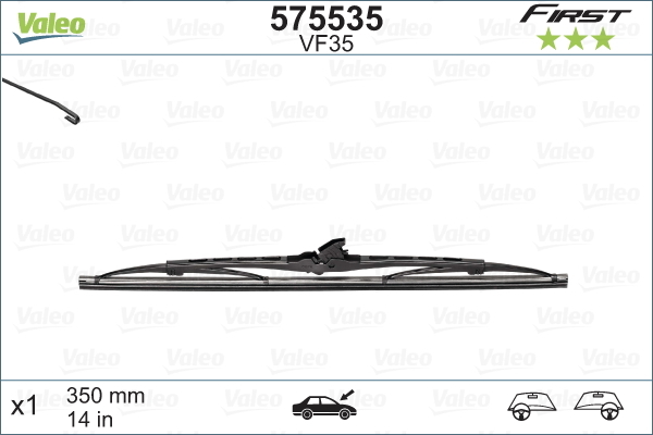 Pióro wycieraczki, FIRST 575535 VALEO