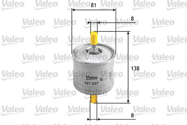 Filtr paliwa 587007 valeo