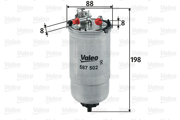 Filtr paliwa 587502 valeo