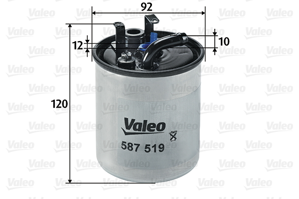 Filtr paliwa 587519 valeo