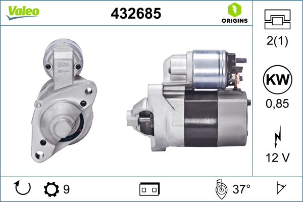 Rozrusznik, VALEO ORIGINS NEW 432685 VALEO