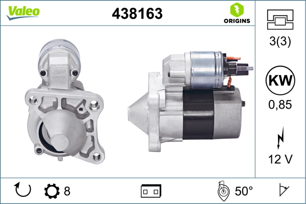 Rozrusznik, VALEO ORIGINS NEW 438163 VALEO