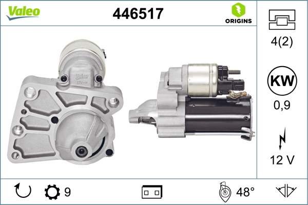 Rozrusznik, VALEO ORIGINS NEW 446517 VALEO