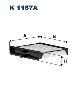 Filtr kabinowy przeciwpyłkowy K 1167A FILTRON WIX