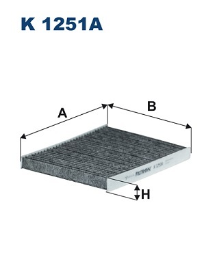 Filtr kabinowy przeciwpyłkowy K 1251A FILTRON WIX