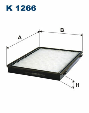 Filtr kabinowy przeciwpyłkowy K 1266 FILTRON WIX