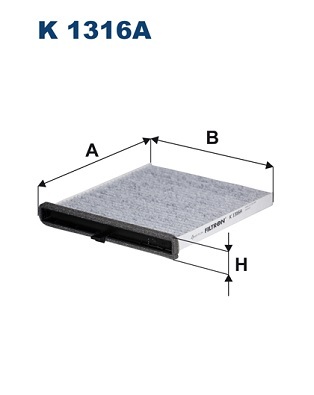 Filtr kabinowy przeciwpyłkowy K 1316A FILTRON WIX