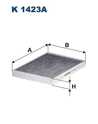 Filtr kabinowy przeciwpyłkowy K 1423A FILTRON WIX