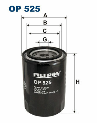 Filtr oleju OP 525 FILTRON WIX
