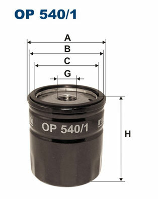Filtr oleju OP 540/1 FILTRON WIX