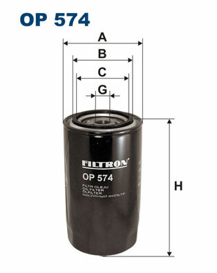 Filtr oleju OP 574 FILTRON WIX