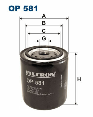 Filtr OP 581 FILTRON WIX
