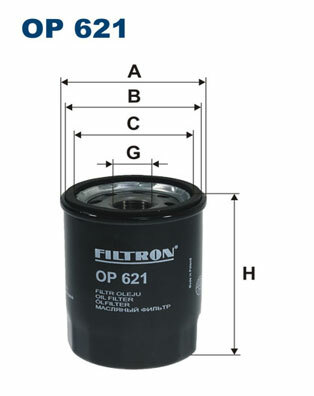 Filtr oleju OP 621 FILTRON WIX