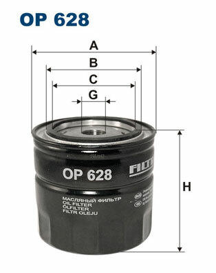 Filtr oleju OP 628 FILTRON WIX