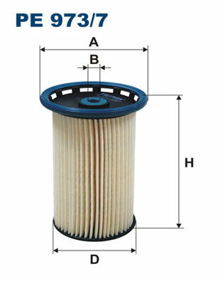 Filtr paliwa PE 973/7 FILTRON WIX