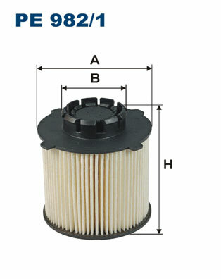 Filtr paliwa PE 982/1 FILTRON WIX