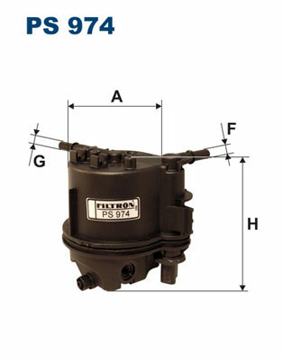 Filtr paliwa PS 974 FILTRON WIX