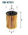 Filtr oleju wyprzedaż, OE 672/1, FILTRON WIX w ofercie sklepu e-autoparts.pl 