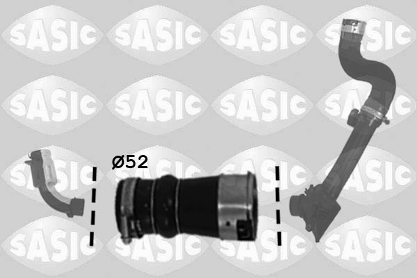Przewód powietrza doładowującego 3334021 SASIC