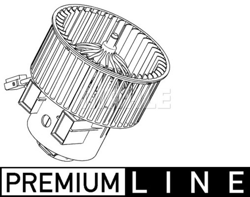 Wentylator wewnętrzny, BEHR *** PREMIUM LINE *** AB 116 000P MAHLE
