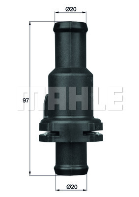 Termostat układu chłodzenia TH 5 75 MAHLE