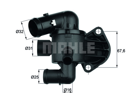 Termostat układu chłodzenia TI 33 87 MAHLE