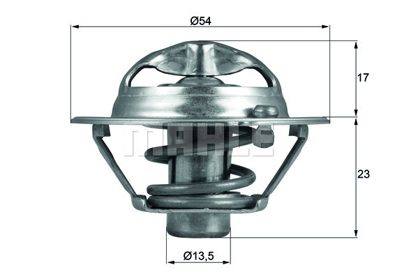 Termostat układu chłodzenia TX 118 82D MAHLE