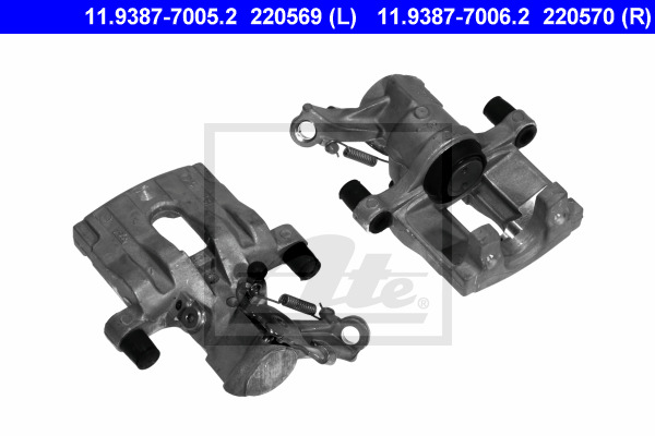 Zacisk hamulca 11.9387-7005.2 ATE