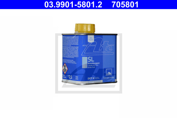 Płyn hamulcowy, SL DOT 4 03.9901-5801.2 ATE