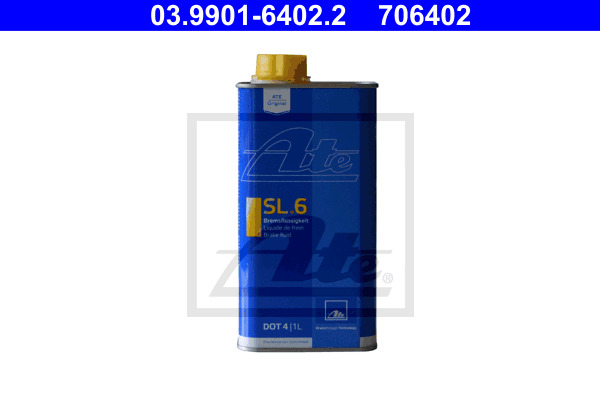 Płyn hamulcowy, SL.6 DOT 4 03.9901-6402.2/03.9901-6432.2 ATE