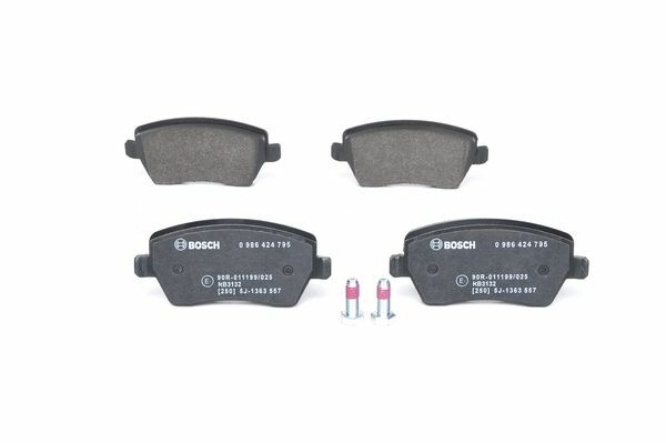 Klocki hamulcowe - komplet 0 986 424 795 BOSCH